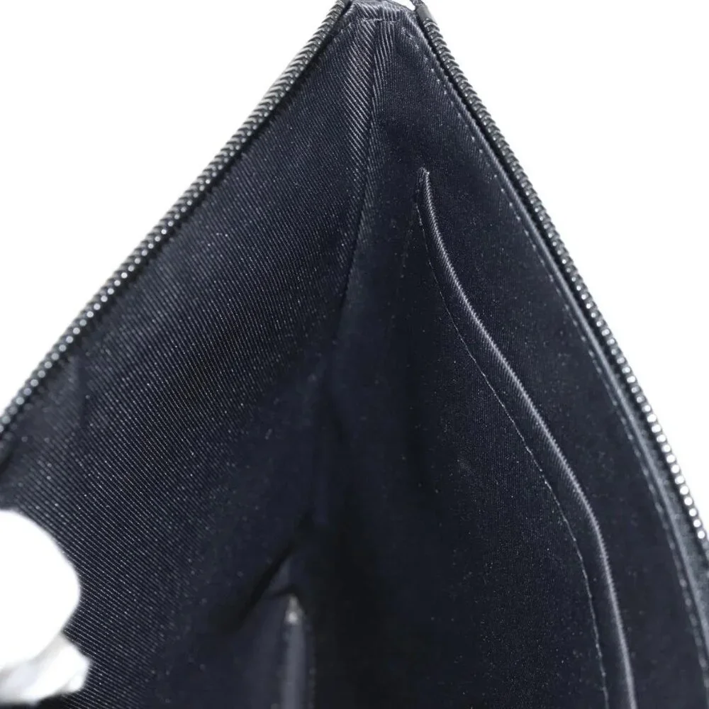 LOUIS VUITTON taiga rainbow Chain Pochette A4 Bag Black M30347 LV Auth 157880M - Picture 12 of 16